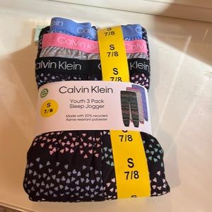 Calvin Klein youth 3 pack sleep jogger